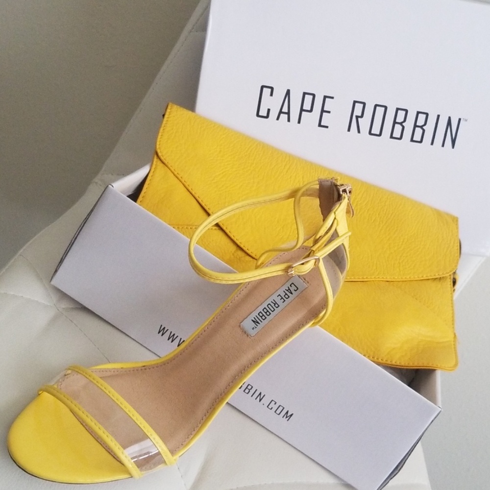 Cape Robbin Canary Yellow PVC Sandals